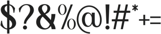 Korners Medium otf (500) Font OTHER CHARS
