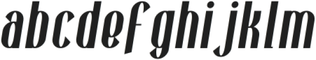 Korria Bold Italic ttf (700) Font LOWERCASE