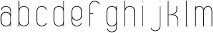 Korria Extra Light ttf (200) Font LOWERCASE