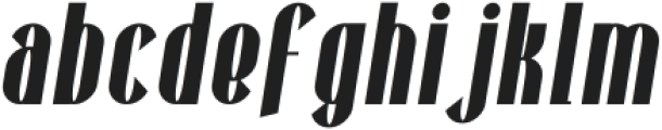 Korria ExtraBold Italic ttf (700) Font LOWERCASE