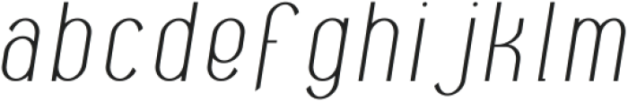 Korria Light Italic ttf (300) Font LOWERCASE