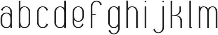 Korria Light ttf (300) Font LOWERCASE