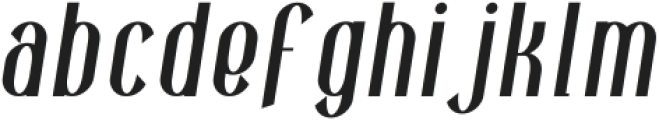 Korria SemiBold Italic ttf (600) Font LOWERCASE