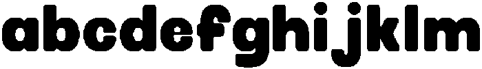 Kortefa Regular otf (400) Font LOWERCASE