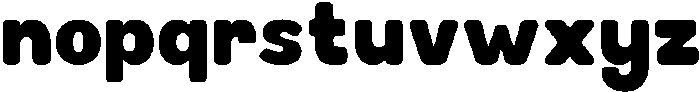 Kortefa Regular otf (400) Font LOWERCASE