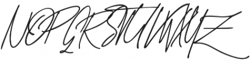Kosakatta-Signature otf (400) Font UPPERCASE