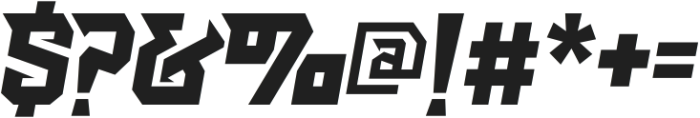 Kosmic Webros Regular otf (400) Font OTHER CHARS