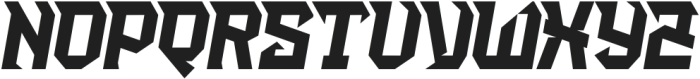 Kosmic Webros Regular otf (400) Font UPPERCASE