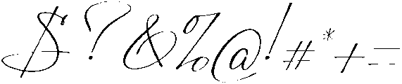 Kostaciya Italic otf (400) Font OTHER CHARS