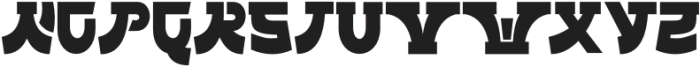 Kotaru Regular otf (400) Font UPPERCASE