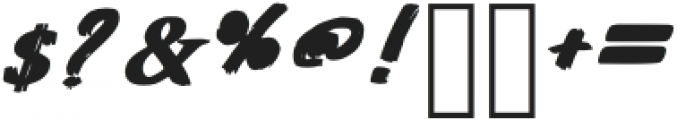 Kotoba dua Giant Italic otf (400) Font OTHER CHARS