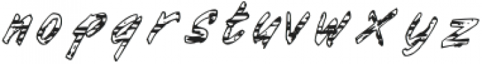Kotoba dua Lace Italic otf (400) Font LOWERCASE
