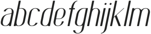 Kotta Thin Oblique ttf (100) Font LOWERCASE