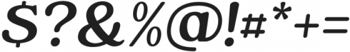 Kovanov Semi Bold Italic otf (600) Font OTHER CHARS