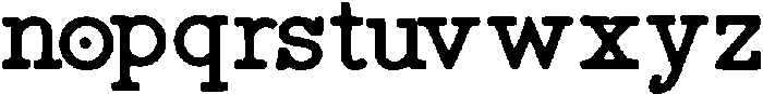 Kowiju ttf (400) Font LOWERCASE