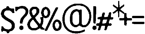 Kozo ttf (400) Font OTHER CHARS