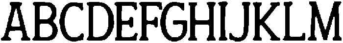 Kozo ttf (400) Font UPPERCASE