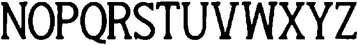 Kozo ttf (400) Font UPPERCASE