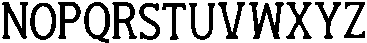 Kozo ttf (400) Font LOWERCASE