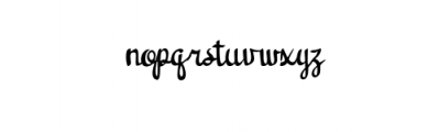 Koala Script Font LOWERCASE