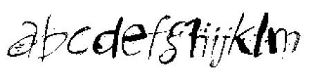 Kodama Forest Italic Font LOWERCASE