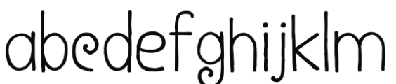 Konzerthaus Regular Font LOWERCASE