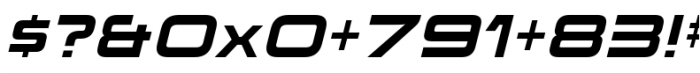 Korataki Italic Font OTHER CHARS