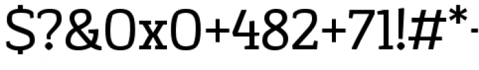 Korpo Serif 9 Cap Font OTHER CHARS