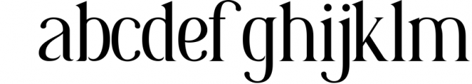 Korenah Serif Decorative Display Font Font LOWERCASE