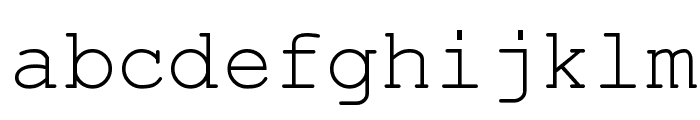 KOI8 Kurier Fixed Font LOWERCASE