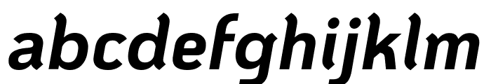 KoHo Bold Italic Font LOWERCASE