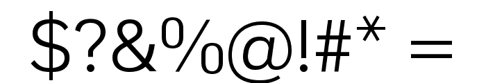 KoHo Regular Font OTHER CHARS