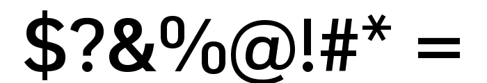KoHo SemiBold Font OTHER CHARS