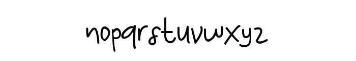 KoalaKumal Handwriting Font LOWERCASE