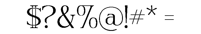 Koceng Oren Font OTHER CHARS