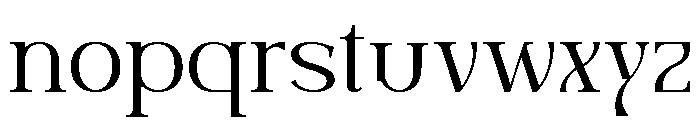 Koceng Oren Font LOWERCASE