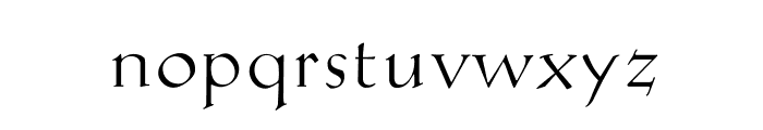 Koch-AntiquaZier Font LOWERCASE