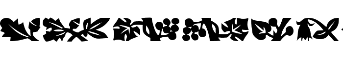 Koch Dingbats Font LOWERCASE