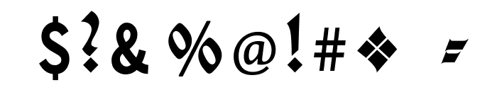 Koch Fette Deutsche Schrift UNZ1A Italic Font OTHER CHARS