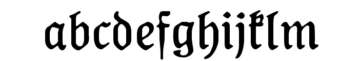 Koenig-Type Mager Font LOWERCASE