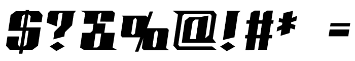Koenshaku ExtraBold Oblique Font OTHER CHARS