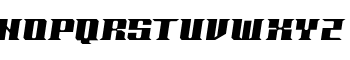 Koenshaku ExtraBold Oblique Font UPPERCASE