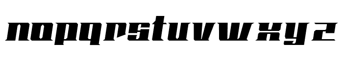 Koenshaku ExtraBold Oblique Font LOWERCASE