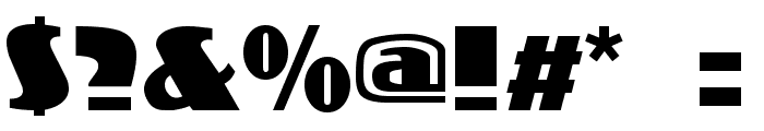 Koloss Font OTHER CHARS