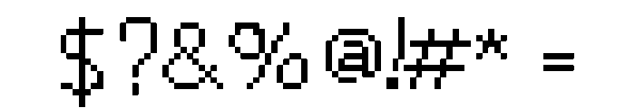 KolquatFunkyBitm Font OTHER CHARS