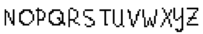 KolquatFunkyBitm Font UPPERCASE