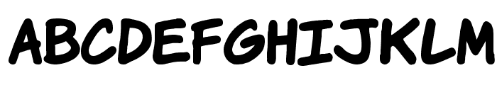 Komika Hand Bold Font LOWERCASE