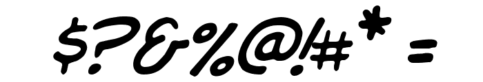 Komika Hand Italic Font OTHER CHARS