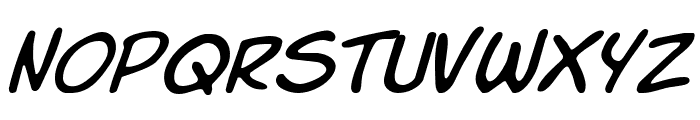 Komika Slim Italic Font LOWERCASE