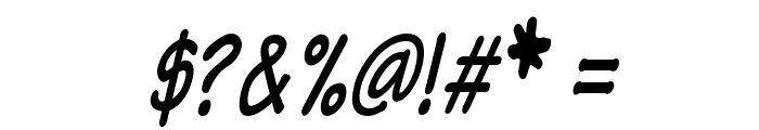 Komika Text Tight Italic Font OTHER CHARS